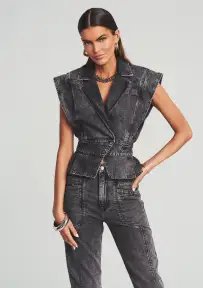 Jackie Vest(Hematite,XXS)