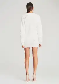 Devin Sweater(White,XXS)