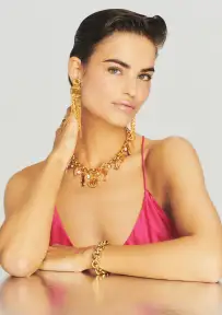 Tia Earrings - Gold Luxe