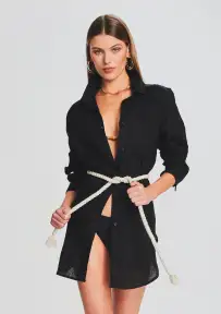 Jonas Buttoned Shirt - Black