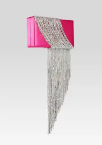 Adley Crystal Bag - Paradise Pink