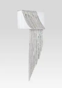 Adley Crystal Bag - White