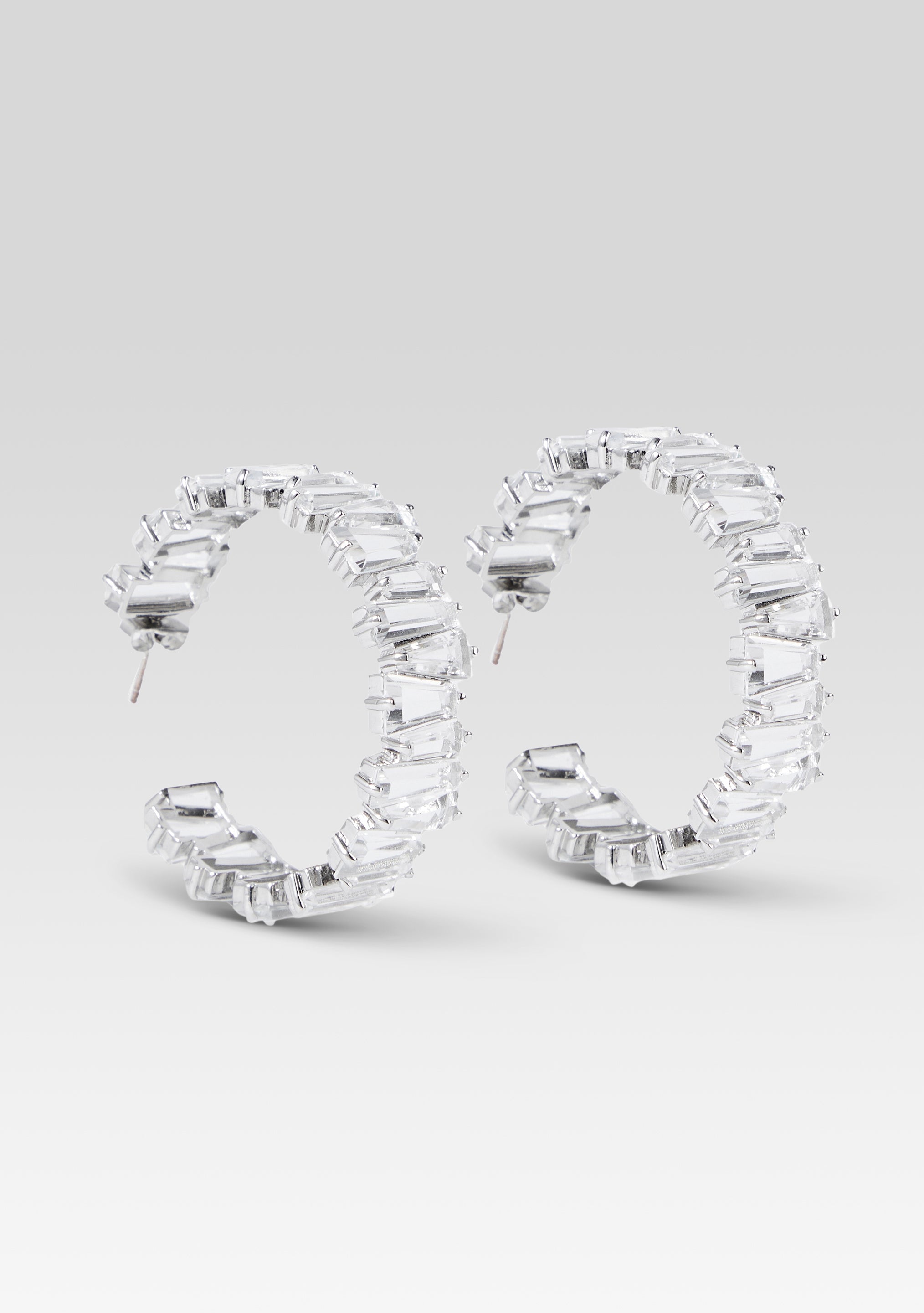 Karsyn Crystal Earring - Silver