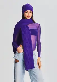 Ash Scarf - Violet
