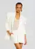 Linen Adel Oversized Dad Blazer - White