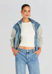 Page Terry Denim Jacket