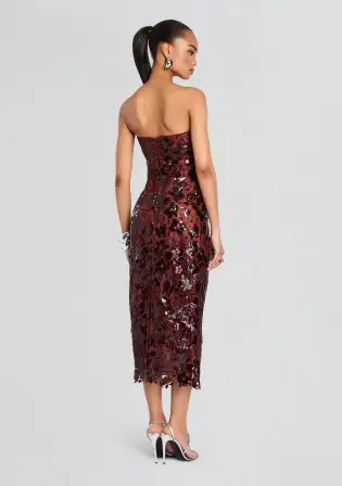 Karter Lace Dress(Pecan,XS)