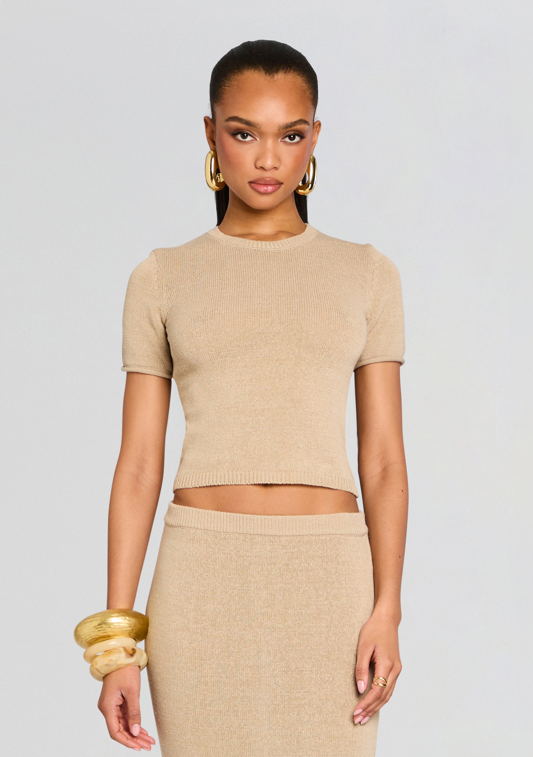 Clare Knit Baby Tee