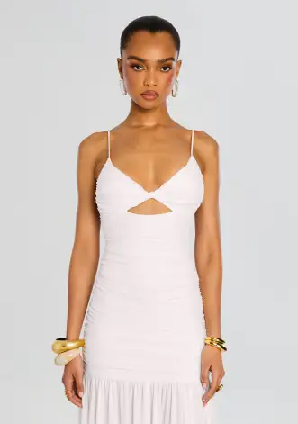 Bristol Mesh Dress(Porcelain,XXS)