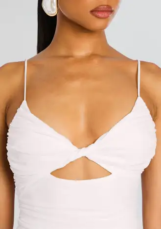 Bristol Mesh Dress(Porcelain,XXS)
