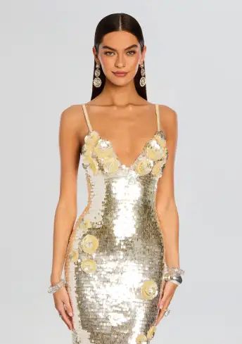 Ines Embroidered Dress(Yuzu,XXS)