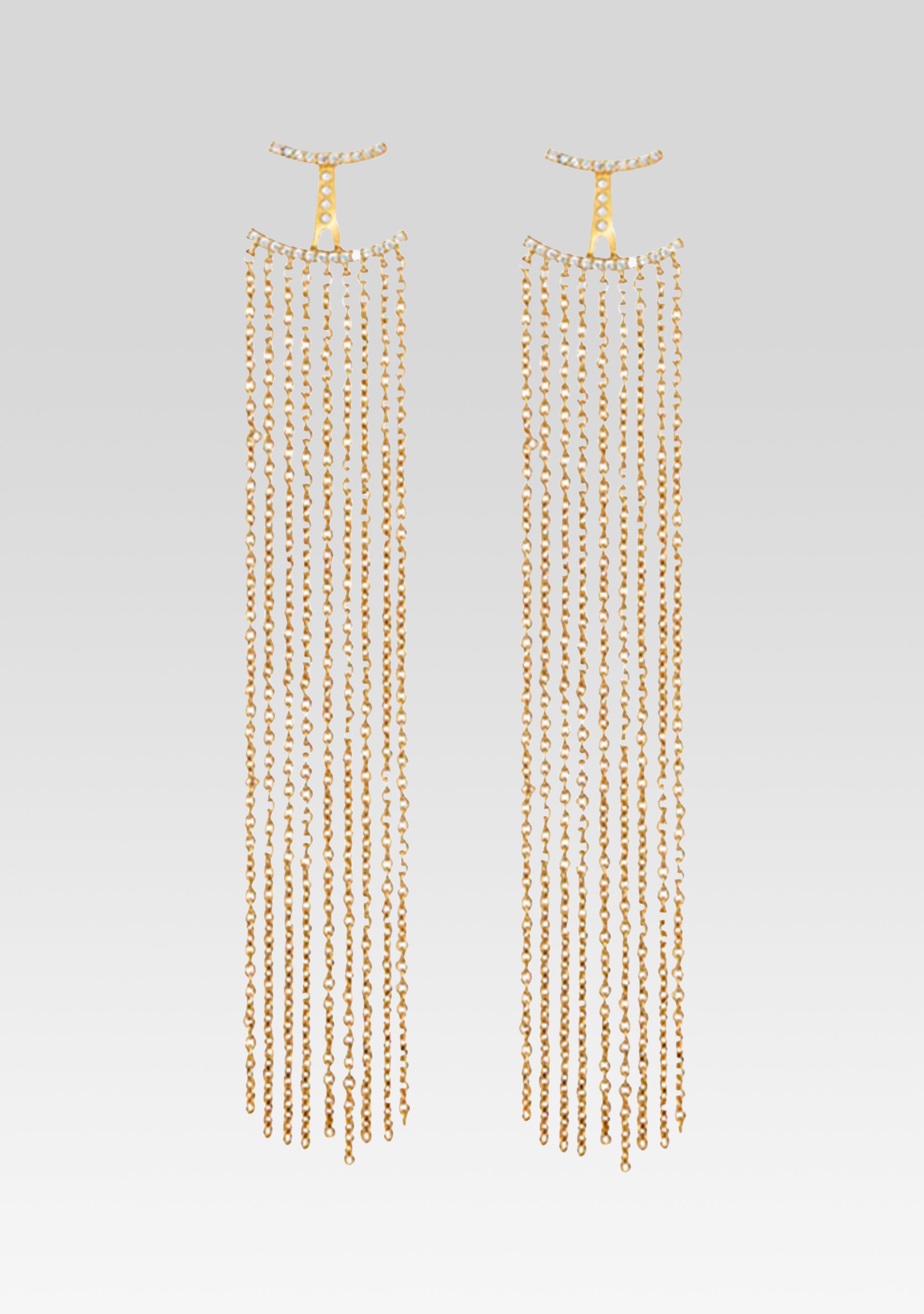 Amber Earrings - Gold