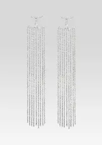 Amber Earrings - Silver