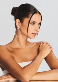 Amor Earrings - Silver