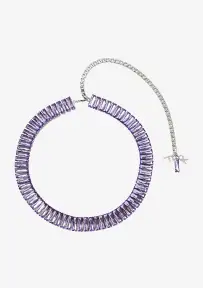 Anya Baguette Belt - Violet/Silver