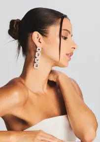 Bruno Earrings - Silver
