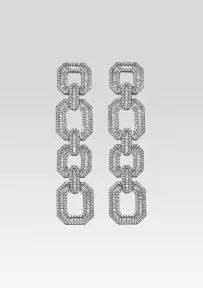 Bruno Earrings - Silver