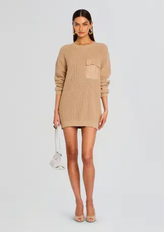 Devin Sweater(Tan,XXS)