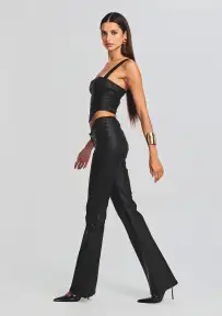 Wynona Coated Denim Pant(Coated Black,22)