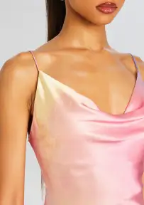 Pracilla Silk Mini Dress(Sunset Tie Dye,XXS)