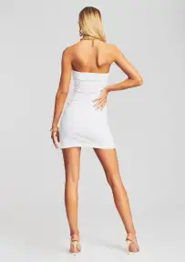 Megh Dress(Optic White,XXS)