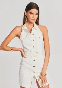 Tamar Dress(Vintage White,XXS)