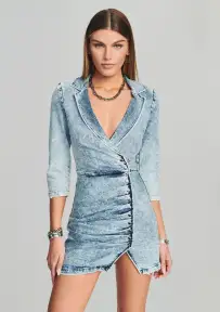 Willa Dress(Light Blue Acid,XXS)
