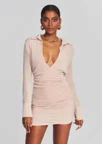 Cami Dress(Beige,XXS)