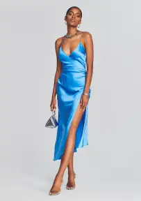 Emma Silk Dress(Marina,XXS)