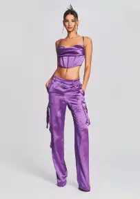 André Cargo Pant(Orchid Purple,XXS)