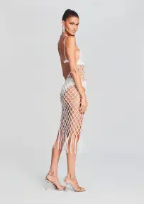 Sandra Dress(White,XXS)