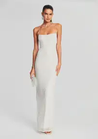 Alice Sequin Dress(White,XXS)