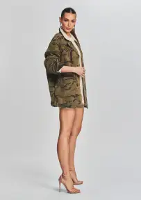 Frankie Jacket(Green Camo,XS/S)