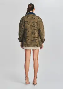Frankie Jacket(Green Camo,XS/S)