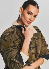 Frankie Jacket(Green Camo,XS/S)