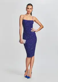 Prim Sequin Dress(Royal Blue,XXS)