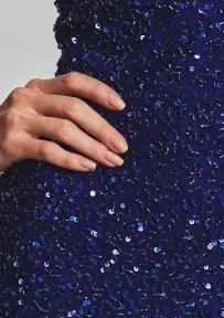 Prim Sequin Dress(Royal Blue,XXS)