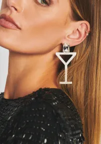Gin Earrings - Silver
