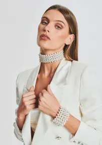 Rosewood Choker - Ivory