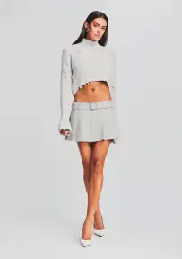 Fae Turtle Neck(Silver,XXS)