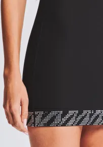 Abigail Dress(Black/Silver,XXS)