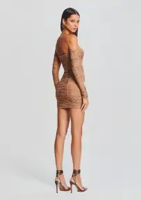 Dream Mini Dress(Nude,XXS)