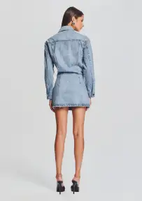 Laura Denim Dress(Tidal,XXS)