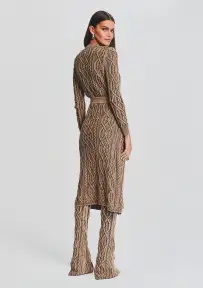 Adaline Cable Knit Cardigan(Washed Tan,XXS/XS)