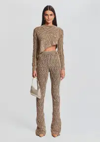 Orchis Cable Knit Sweater(Washed Tan,XXS/XS)