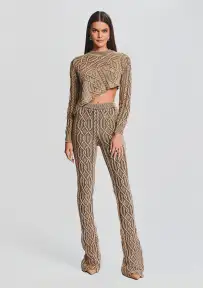 Orchis Cable Knit Sweater(Washed Tan,XXS/XS)