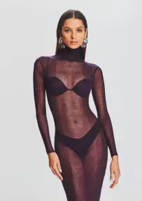 Christine Dress(Eggplant,XXS)