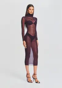 Christine Dress(Eggplant,XXS)