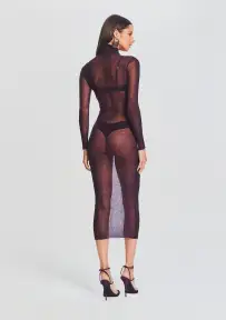Christine Dress(Eggplant,XXS)