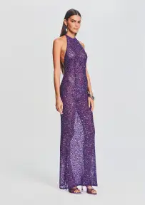 Clarisse Sequin Dress(Amethyst,XXS)